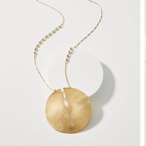 Anthropologie Easy as Pie Circle Necklace